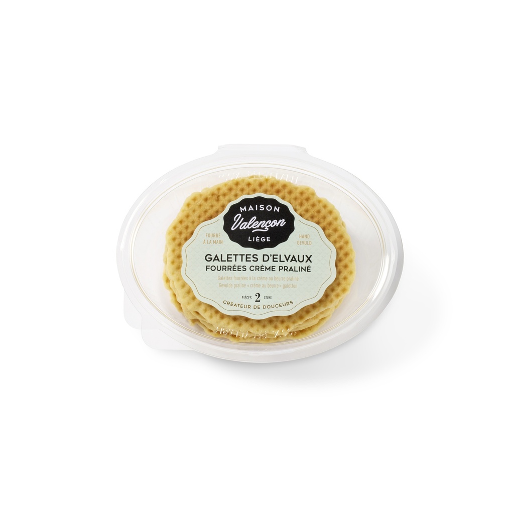 Galettes Fourrées Praliné 140gr