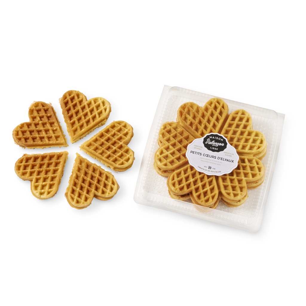 Gaufres cœur 410gr