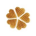 Gaufres cœur 410gr