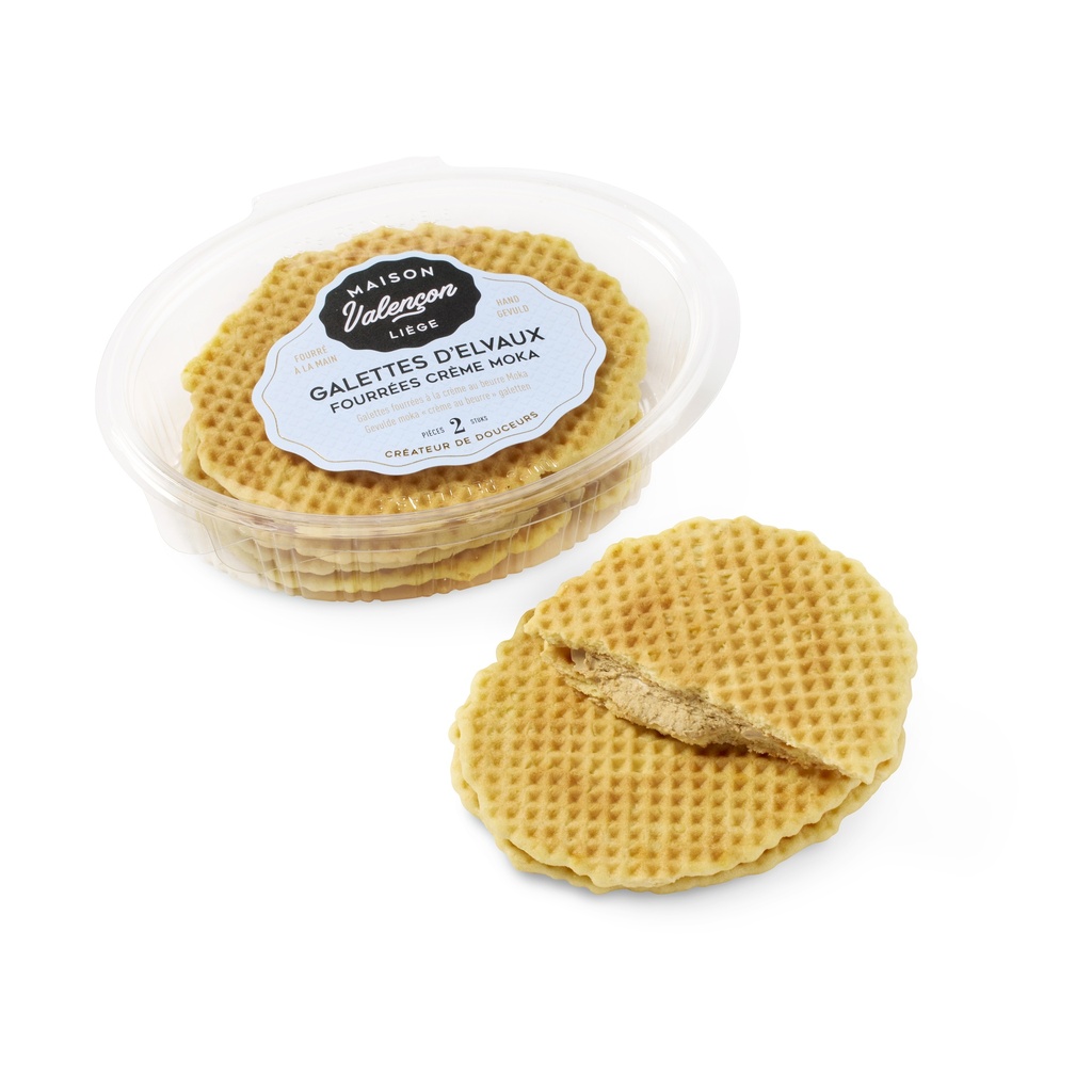 Galettes Fourrées Moka 140gr